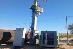 عملیات اجرایی برق رسانی به چاه های پیر شهید شیروان به اتمام رسید